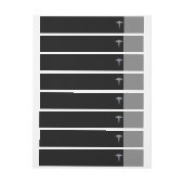 Chrome als het medische symbool van Caduceus (Vel)