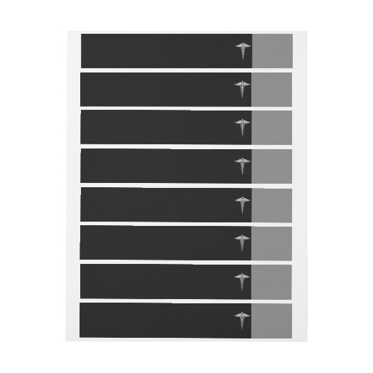 Chrome als het medische symbool van Caduceus (Vel)