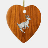 Chrome als het runnen van Deer op de fijne Druk va Keramisch Ornament (Rechts)