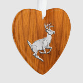 Chrome als het runnen van Deer op de fijne Druk va Ornament (voorkant)