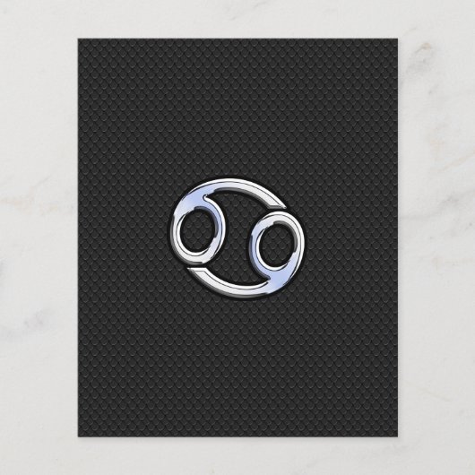 Chrome als Kanker Zodiac Sterrenbeeld Flyer (Voorkant)