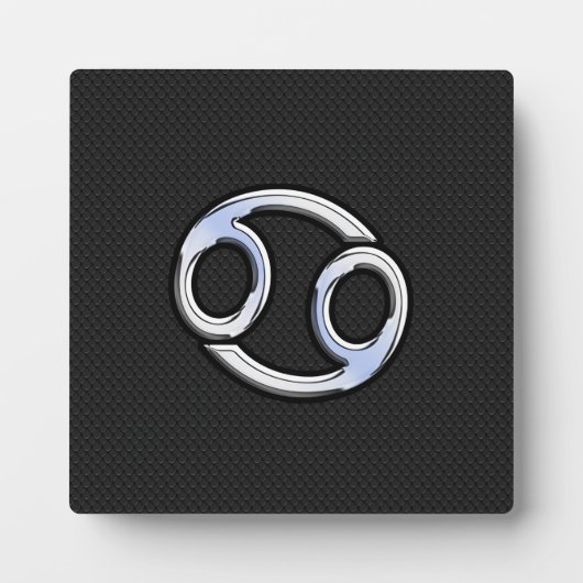 Chrome als kankerdierentuin op slangenhuidstijl fotoplaat (Voorkant)