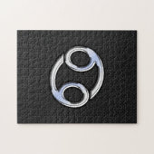 Chrome als kankerdierentuin op slangenhuidstijl legpuzzel (Horizontaal)