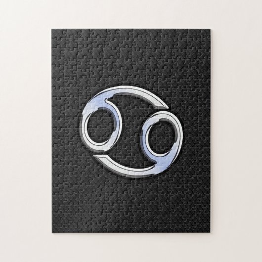 Chrome als kankerdierentuin op slangenhuidstijl legpuzzel (Verticaal)