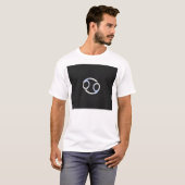 Chrome als kankerdierentuin op slangenhuidstijl t-shirt (Voorkant volledig)