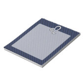 Chrome als Leo Zodiac Sign Blue Carbon Fibre Notitieblok (Linkerzijde)