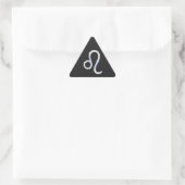 Chrome als Leo Zodiac Sign op slangenhuid Sticker (Tas)