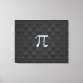 Chrome als PI-symbool op koolstofvezel afdrukken (Voorkant)