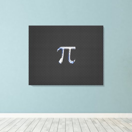 Chrome als PI-symbool op koolstofvezel afdrukken (Insitu (Houten vloer))