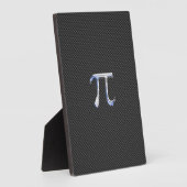 Chrome als PI-symbool op koolstofvezel afdrukken Fotoplaat (Zijkant)