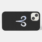 Chrome als Ram sterrenbeeld iPhone Hoesje (Achterkant horizontaal)