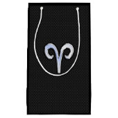 Chrome als ringzegensymbool slangenhuidstijl klein cadeauzakje (Voorkant)