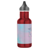 Chrome als RN Caduceus in moederstijl Waterfles (Links)