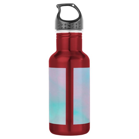 Chrome als RN Caduceus in moederstijl Waterfles (Achterkant)