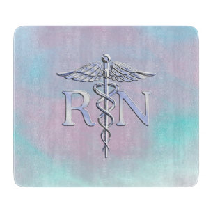 Chrome als RN Caduceus Medical Moeder Pearl Snijplank