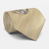 Chrome als Rope Anchor in de zand Stropdas (Opgerold)