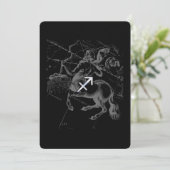 Chrome als Sagittarius Zodiac Sign Hevelius Decor (Staand voorkant)