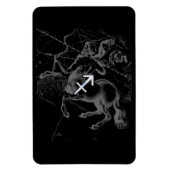 Chrome als Sagittarius Zodiac Sign Hevelius Decor Magneet (Verticaal)