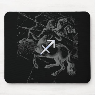 Chrome als Sagittarius Zodiac Sign Hevelius Decor Muismat