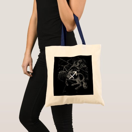 Chrome als Sagittarius Zodiac Sign Hevelius Decor Tote Bag (Voorkant (product))