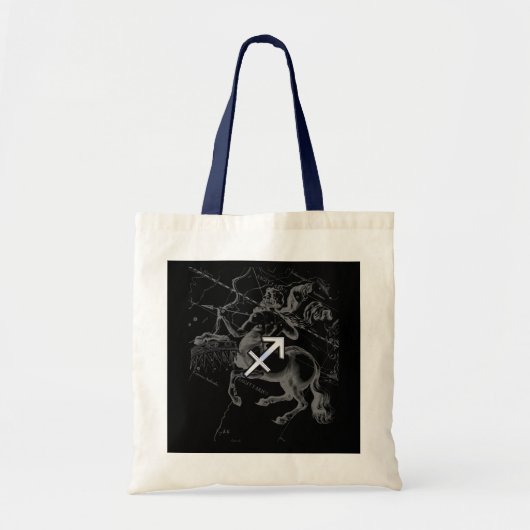 Chrome als Sagittarius Zodiac Sign Hevelius Decor Tote Bag (Voorkant)