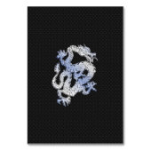 Chrome als Silver Dragon Black Snake Skin-stijl Kaart (Voorkant)