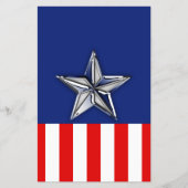 Chrome als Silver Star feestelijke kleuren Flyer (Voorkant)