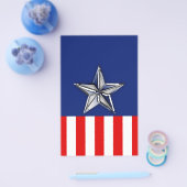 Chrome als Silver Star feestelijke kleuren Flyer (Enkel)