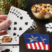Chrome als Silver Star feestelijke kleuren Pokerkaarten (Insitu)
