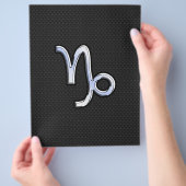 Chrome als Steenbok Sterrenbeeld op Slang stijl Flyer (Hand)