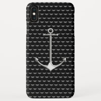 Chrome Anchor on Wave Cups Nautical Lifestyle