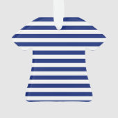 Chrome Anchor op marinestapel afdrukken Ornament (achterkant)