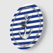 Chrome Anchor op marinestapes Grote Klok (Hoek)