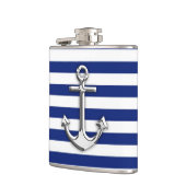 Chrome Anchor op marinestapes Heupfles (Links)