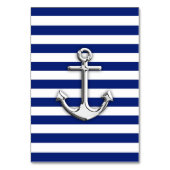 Chrome Anchor op marinestapes Kaart (Voorkant)