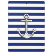 Chrome Anchor op marinestapes Klembord (Achterkant)