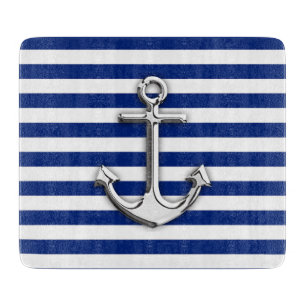 Chrome Anchor op marinestapes Snijplank