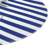 Chrome Anchor op marinestapes Snijplank (Hoek)