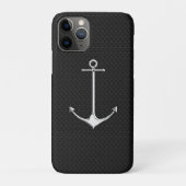 Chrome Anchor op slangenhuid Nautical Lifestyle Case-Mate iPhone Case (Achterkant)