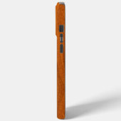 Chrome Anchor op Teak Veneer Style Case-Mate iPhone Case (Achterkant / Links)