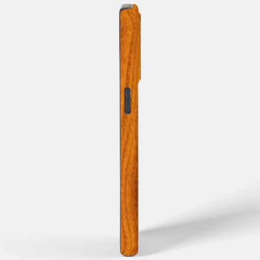 Chrome Anchor op Teak Veneer Style Case-Mate iPhone Case (Achterkant / Rechts)
