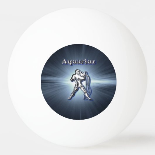 Chrome Aquarius Pingpongbal (Voorkant)