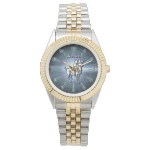 Chrome Aries Horloge