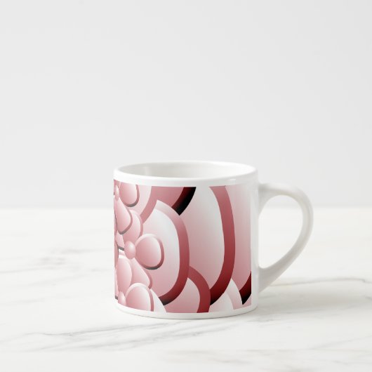 Chrome Bloemen - Rubescent Espresso Cup Espresso Kop (Rechts)