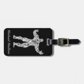 Chrome Bodybuilder Bagagelabel (Voorkant horizontaal)