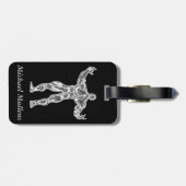 Chrome Bodybuilder Bagagelabel (Achterkant horizontaal)