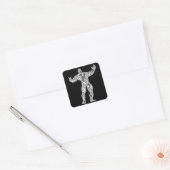 Chrome Bodybuilder Sticker (Envelop)