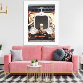 Chrome-Botten Canvas Afdruk (Insitu (Woonkamer))