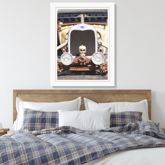 Chrome-Botten Canvas Afdruk (Insitu (Slaapkamer))