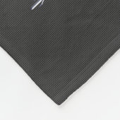 Chrome Caduceus Medical Symbool Carbon Fiber Print Fleece Deken (Hoek)